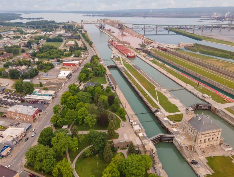 Soo Locks, Michigan, USA